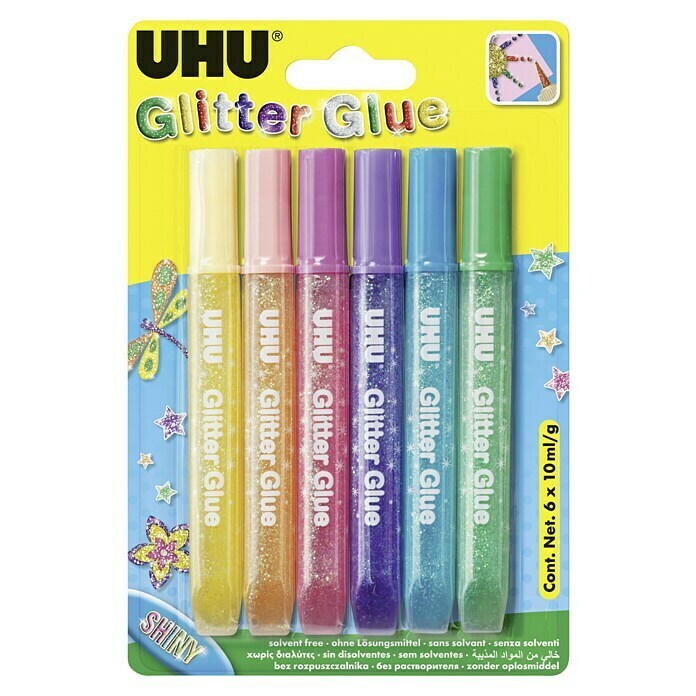 UHU Klebestift Glitter Glue 