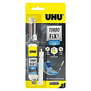 UHU Turbo Fix² 2-Komponenten-Kleber Flüssig Flex (10 g, Lösemittelfrei)
