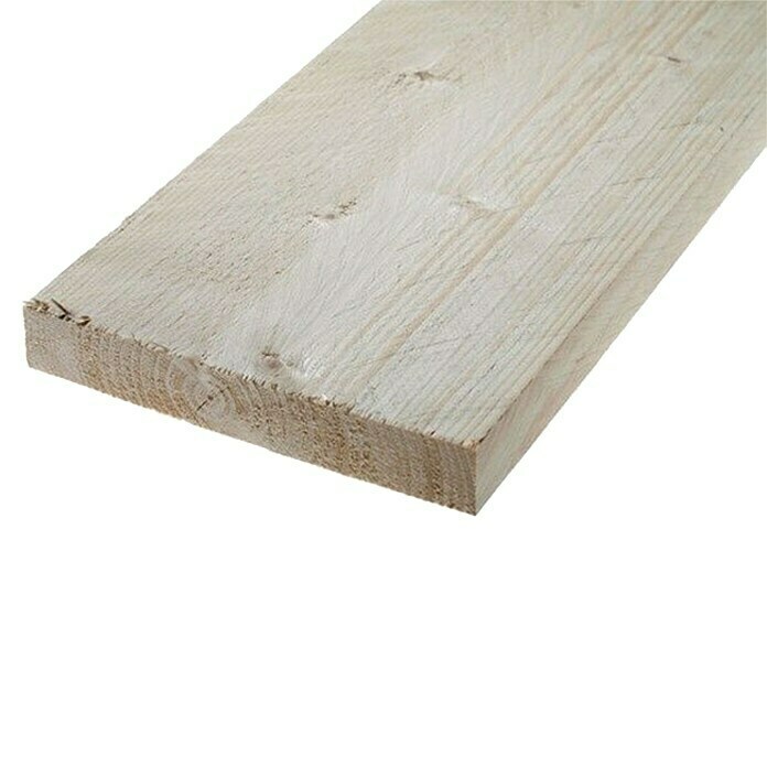 Massief houten plank Steigerhout Nieuw Blank 