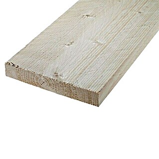 Massief houten plank Steigerhout Nieuw Blank (500 x 19,5 x 2,8 cm)