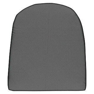 Doppler Sitzkissen Look gerundet (L x B x H: 43 x 48 x 4 cm, Anthrazit, Polyester)