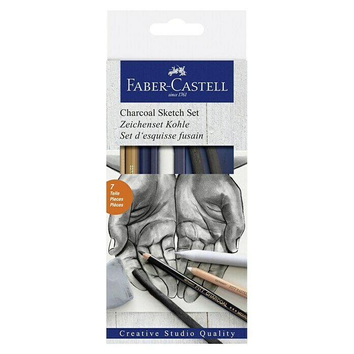 Faber Castell Zeichenstift-Set Kohle