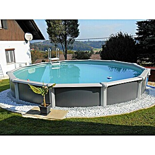 KWAD Pool-Set Design Rund (Ø x H: 5,5 x 1,32 m, Fassungsvermögen: 31 000 l)