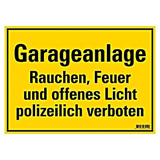 Pickup Hinweisschild (L x B: 35 x 25 cm, Garage)