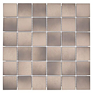 Mosaikfliese Quadrat Mix CD 215 (30,6 x 30,6 cm, Braun/Beige, Matt)
