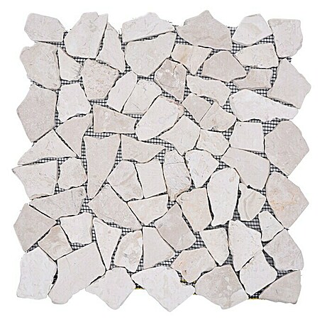 Mosaikfliese Uni CIOT 30/100 (30,5 x 30,5 cm, Weiß, Matt)