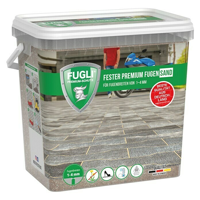 Fugli Fester Fugensand Premium (Sand/Neutral, Fugenbreite: 0 - 5, 15 kg)