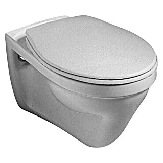 Gustavsberg Concentus Pure Wand-WC (Mit Spülrand, Ohne Spezialglasur, Spülform: Flach, WC Abgang: Waagerecht, Weiß)