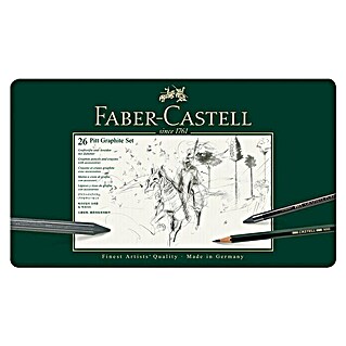 Faber-Castell Graphitstift-Set Pitt (26 Stk., Grau)