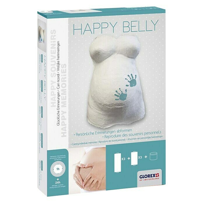 Glorex Set per creazioni artigianali in scatola regalo Happy Belly