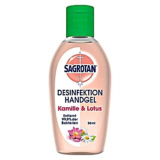 Sagrotan Desinfektionsreiniger für Hände (Kamille & Lotus, 50 ml)