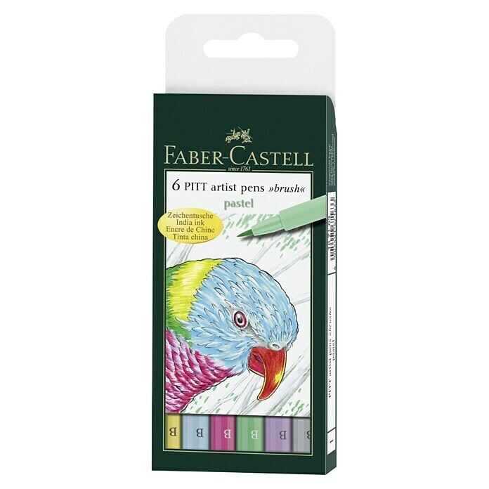 Faber-Castell Tuschestift-Set Pitt Pastel 
