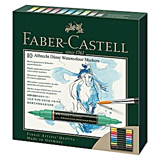 Faber-Castell Aquarellmarker-Set Albrecht Dürer Watercolour (10 Stk., Mehrfarbig)