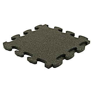 Gum-tech Fallschutzmatte Puzzle Mat 3D (Schwarz, L x B x H: 55 x 55 x 3 cm)