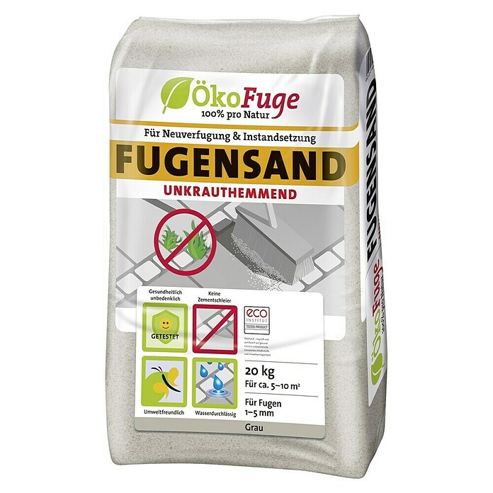 ÖkoFuge Fugensand 1-5 mm Grau