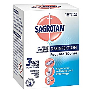 Sagrotan Desinfektionstücher (15 Stk.)