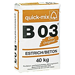Quick-Mix Estrichbeton B03 (40 kg, Chromatarm)