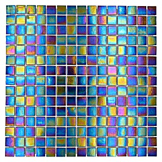 Mosaikfliese Quadrat Crystal GM IR 268 (30,5 x 30,5 cm, Iridiumschwarz, Glänzend)