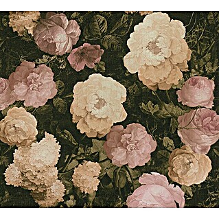 AS Creation History of Arts Vliestapete Blumen (Creme/Rosa, Floral, 10,05 x 0,53 m)