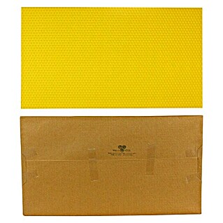 Bienenwachs-Mittelwand (B x L: 220 x 395 mm, Inhalt: 1 kg, Breitwabe)