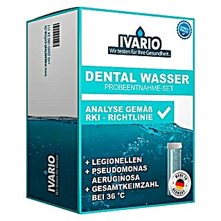 Ivario Wasseranalyse Dental (Für Gewerbe & Zahnarztpraxen - umfasst sämtliche RKI-Parameter)