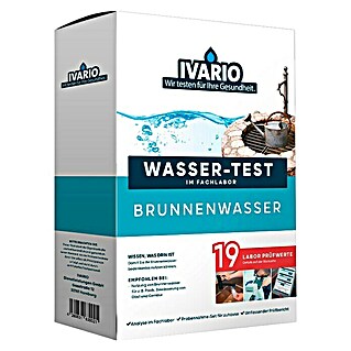 Ivario Wasseranalyse Brunnenwasser (Analyse im akkreditierten Wasserlabor, Anzahl Prüfwerte: 19)