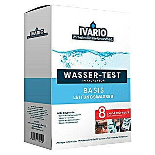 Ivario Wasseranalyse Basis Leitungswasser (Analyse im akkreditierten Wasserlabor, Anzahl Prüfwerte: 9)