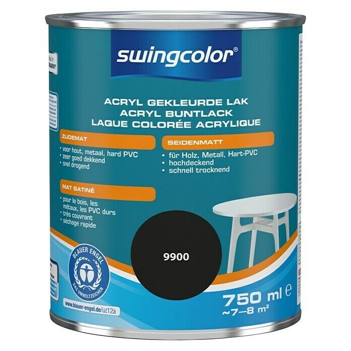 swingcolor Acryllak 9900 Zwart 