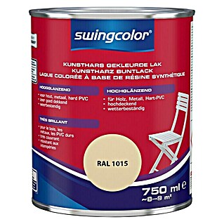 swingcolor Gekleurde kunstharslak (Licht ivoor, 750 ml, Hoogglans)