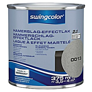 swingcolor Verf met hamerslageffect Zilvergrijs (Zilvergrijs, 375 ml, Glanzend)