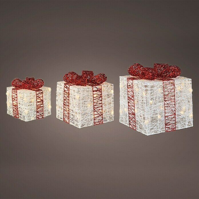 Luz de Navidad LED Set tres regalos 
