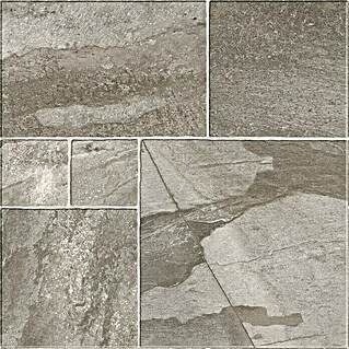 Pavimento porcelánico Stonemix (60,5 x 60,5 cm, Gris, Rústico)