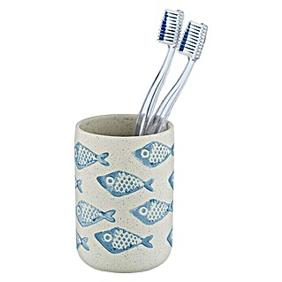 Wenko Kupaonska čaša Aquamarin (Bež-bijele boje, Keramika)