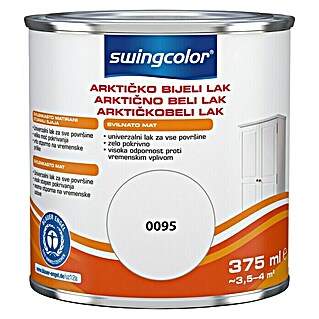 swingcolor Bijeli lak (Arktički bijele boje, 375 ml)