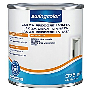 swingcolor Lazura za drvo (Bijele boje, 375 ml, Svilenkasti mat)