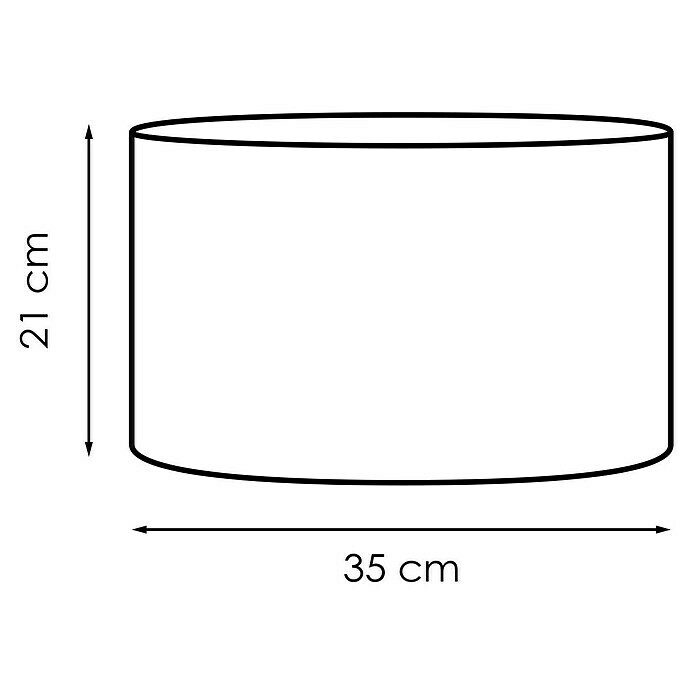 Lampenschirm (Durchmesser: 350 mm, Farbe: Petunie, Stoff)
