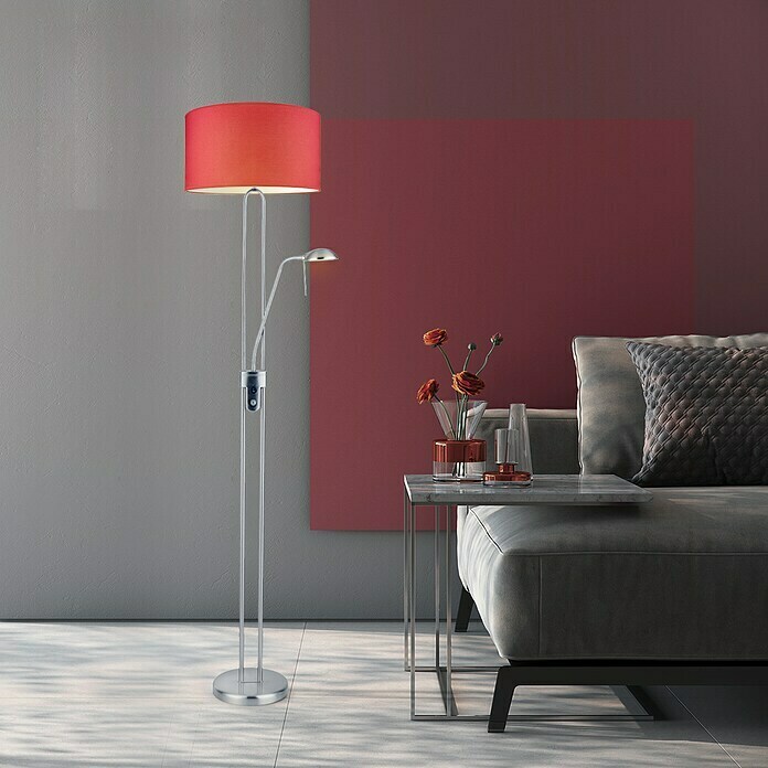 Home Sweet Home Lampenschirm Bling (Ø x H: 40 x 22 cm, Pompeian Red, Baumwolle, Rund)