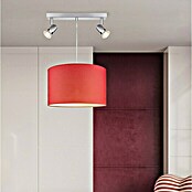 Home Sweet Home Lampenschirm Bling (Ø x H: 35 x 21 cm, Pompeian Red, Baumwolle, Rund)
