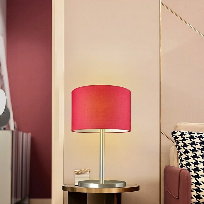 Home Sweet Home Lampenschirm Bling (Ø x H: 30 x 20 cm, Pompeian Red, Baumwolle, Rund)