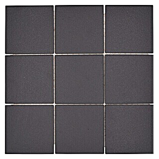 Mosaikfliese Quadrat RAT 890 (29,8 x 29,8 cm, Schwarz, Matt)