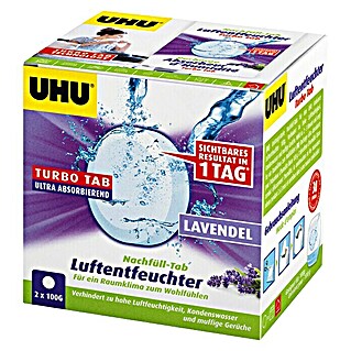UHU air max Luftentfeuchter-Tabs (Lavendel, 2 Stk. x 100 g)