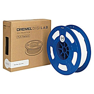 Dremel 3D-Drucker-Filament PLA-DF01 (Polylactide (PLA), Durchmesser: 1,75 mm, Weiß)