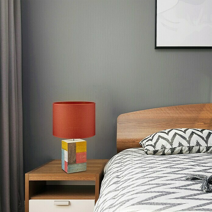 Home Sweet Home Lampenfuß Tora (40 W, Farbe: Bunt, Höhe: 28 cm)