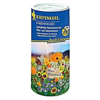 Kiepenkerl Profi-Line Blumensamenmischung (Farbenparadies, Verschiedene Sorten, Blütezeit: Juni - Oktober, 30 m²)