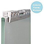 Diamond Doors Glasschiebetür-Beschlag Linea 40 Premium (Aluminium, Art Beschlag: Geschlossen, 190 cm)