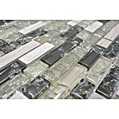 Mosaikfliese Verbund Crystal Mix XIC V1352 (29,8 x 30,5 cm, Grau/Grün, Glänzend)