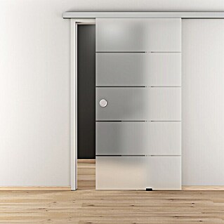 Diamond Doors Schiebetür-Komplettset Jubidoor 6.0 (935 x 2.058 mm, Einscheibensicherheitsglas (ESG))