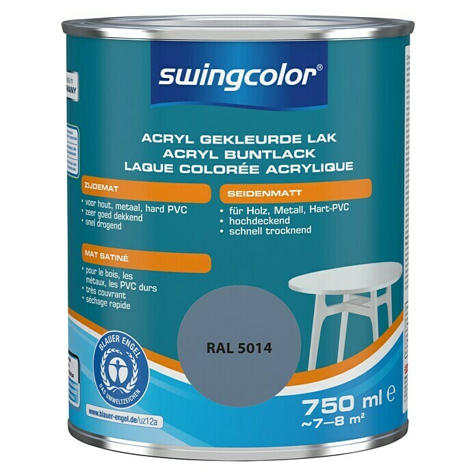 swingcolor Acryllak RAL 5014 Duifblauw 