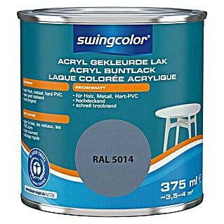 swingcolor Acryllak RAL 5014 Duifblauw (Duifblauw, 375 ml, Zijdemat)