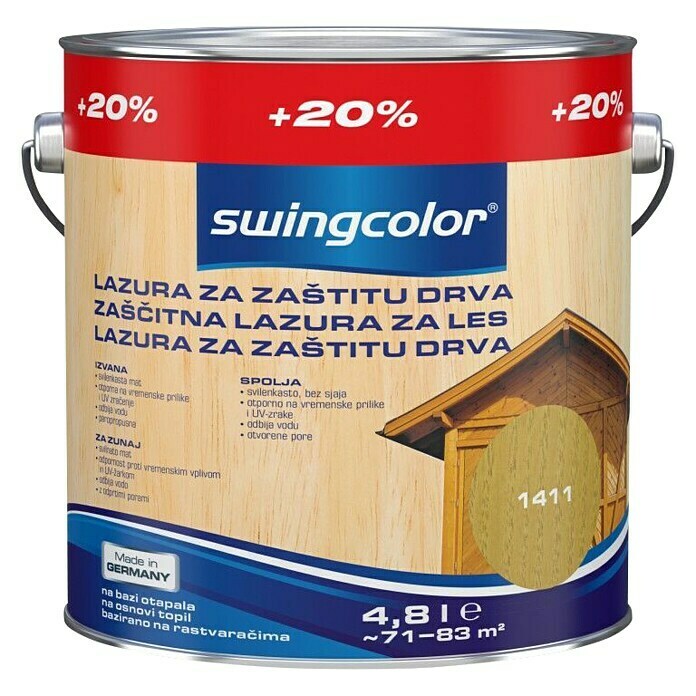 swingcolor Lazura za drvo 